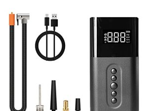Usetify Compresseur d'air portable pour pneus de