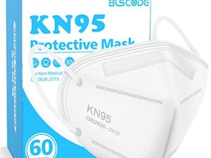 BLScode KN95 Masque facial 60 Pack Blanc