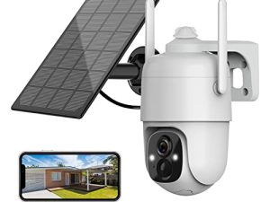 HOSAFE.COM Caméras de sécurité solaires 2K sans