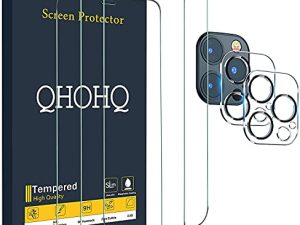 QHOHQ Lot de 3 protections d'écran pour