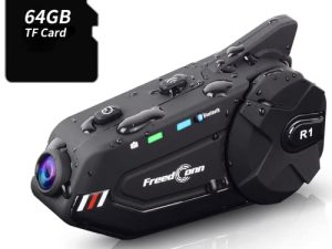 Casque Bluetooth pour moto avec caméra 1080P