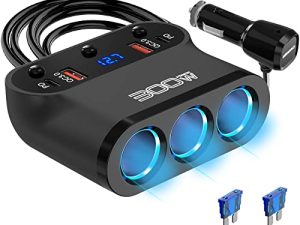 Adaptateur répartiteur allume-cigare 300 W : répartiteur