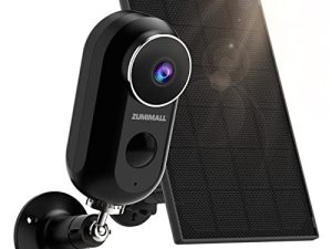 Caméra de sécurité solaire ZUMIMALL 2K