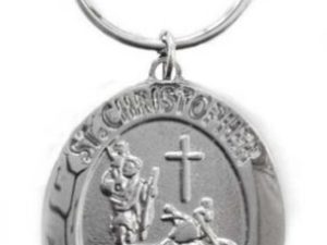 St. Christopher Ride with Me Moto Médaille