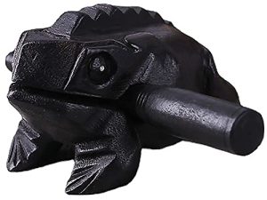 Instrument de râpe Guiro Grenouille en bois