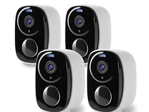Rraycom Lot de 4 caméras de sécurité