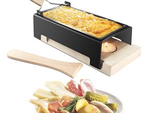 Raclette au fromage avec poignée pliable -