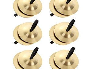 12 Pcs Finger Cymbals Belly Dancing