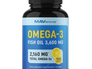 Supplément d'huile de poisson oméga-3 3600 mg