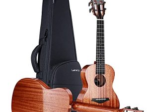 Lankro Ukulélé de concert Ukelele en acajou