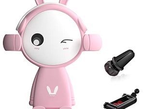 Brfise Support de téléphone rose pour voiture