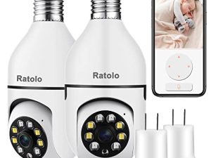 Ratolo Caméra de sécurité avec carte mémoire