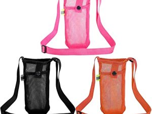 Turmaster Porte-bouteille d'eau en maille avec bandoulière