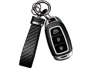 Turcee Porte-clés de voiture en fibre de