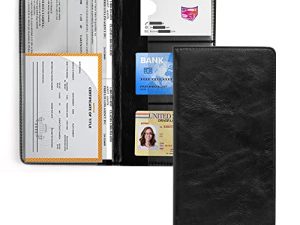 UYYE Porte-documents d'immatriculation et d'assurance de voiture