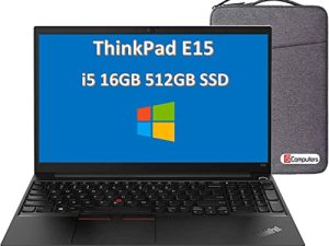 Ordinateur portable professionnel Lenovo ThinkPad E15 15