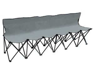 Banc de ligne de côté pliable portable