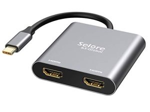 Adaptateur USB C vers double HDMI 4K