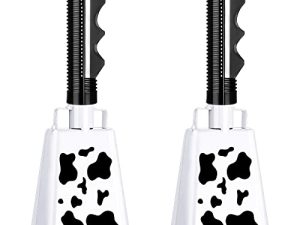 2 Pièces Cloche de Vache avec Poignée