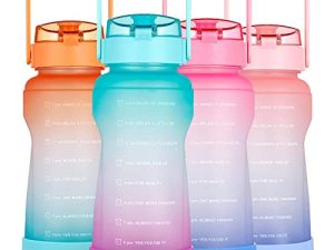 BOUTEILLE BOUTEILLE Bouteille d'eau demi-gallon/64 oz avec