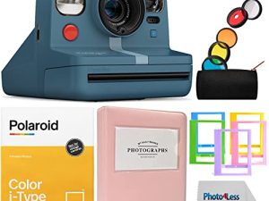 Appareil photo Polaroid Now+ - Bleu gris