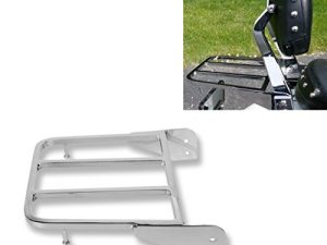 Porte-bagages arrière pour siège solo de moto