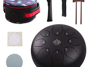 Yasisid Tambour de langue en acier 6