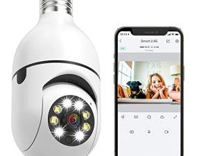Arulis Ampoule Caméra de sécurité Prise de