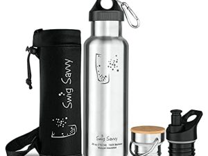 Swig Savvy Bouteille d'eau en acier inoxydable