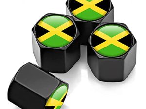 Drapeau jamaïcain Drapeau jamaïcain Bouchons de valve