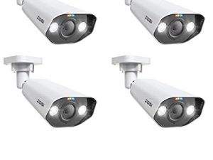 Caméra IP PoE ZOSI 4PK 8MP avec