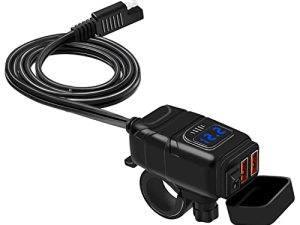 Vemote Chargeur de téléphone de moto USB
