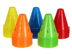 Jucoan Lot de 50 mini cônes de