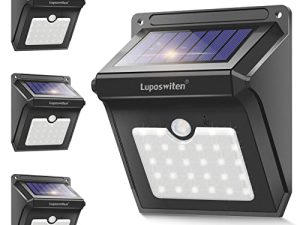 Luposwiten Lampes d'extérieur solaires étanches – Lampes
