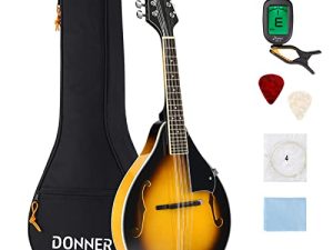 Donner A Style Mandoline Instrument Sunburst Débutant