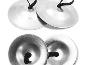 4Pcs Finger Cymbals 5.3cm/2.1in