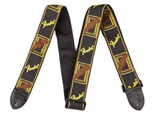 Sangle de guitare Fender Neon Monogramed Daphne