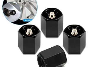 Luoji Lot de 4 bouchons de valve