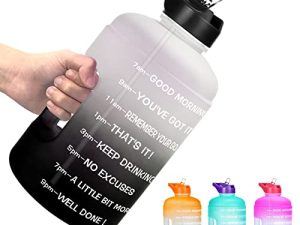 BuildLife Bouteille d'eau de 1 gallon avec