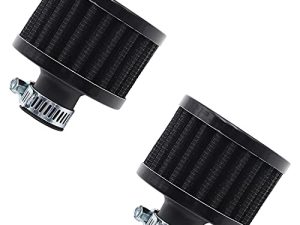 weideer 2pcs 12mm Mini Noir Universel Filtre