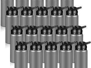 Lot de 20 bouteilles d'eau en aluminium