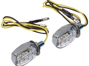 Krator Lot de 2 mini clignotants LED