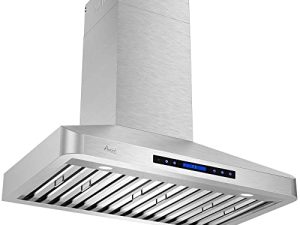 Awoco 30" Fixation murale 48-1/2"H Hotte de