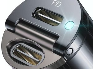 Adaptateur de chargeur de voiture USB C