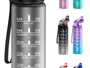 Bouteille d'eau de 32 oz avec marqueur
