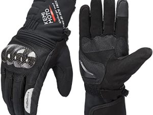 Gants de moto d'hiver hommes femmes étanche