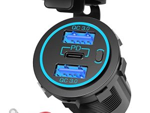 Ouffun 56W 12V USB C Prise de