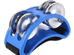Tambourin de pied pour instrument de musique