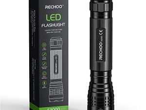 RECHOO Lampe de poche LED haute puissance