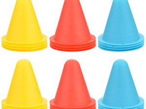 CM Lot de 24 cônes marqueurs en